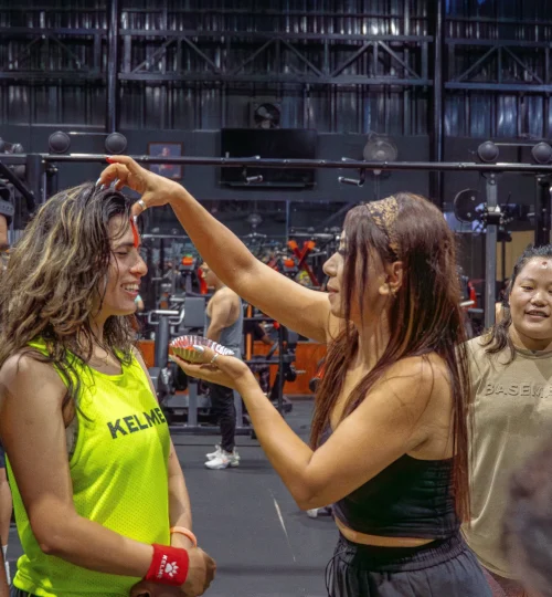 Guru Purnima celebration at the leading fitness center in Kathmandu TPFC (Total Physical Fitness Center) with members and athletes gathered to honor their mentors