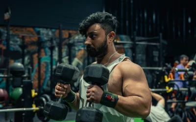 Gym members performing strength training exercises at TPFC, one of the top gyms in Kathmandu.